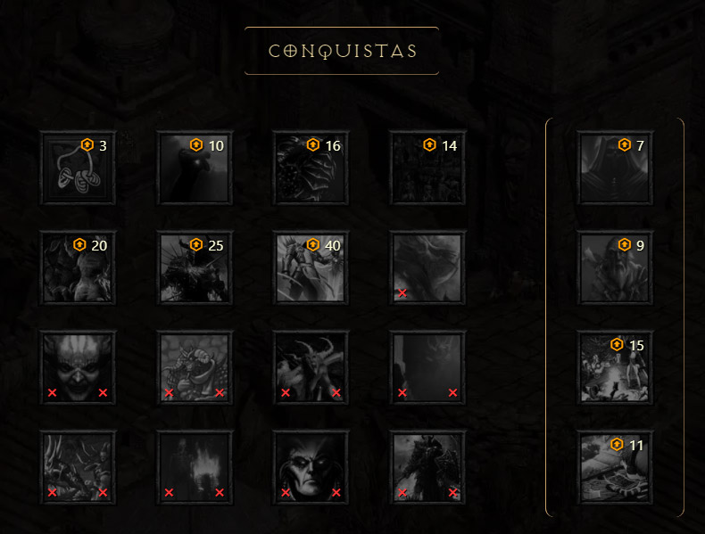 conquistas badges